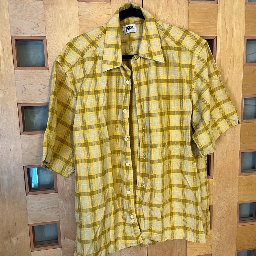 Lazo Italian Cotton Summer Shirt, L